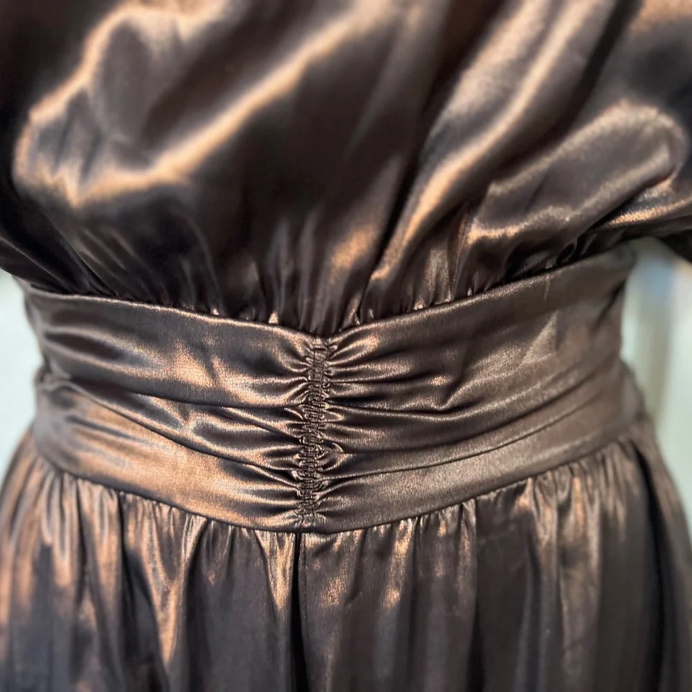 MISA Los Angelas Sophia Jumpsuit in Burnished Bronze - Picture 6 of 16